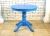 круглый стол синий диаметром 80 см. в Москве под заказ